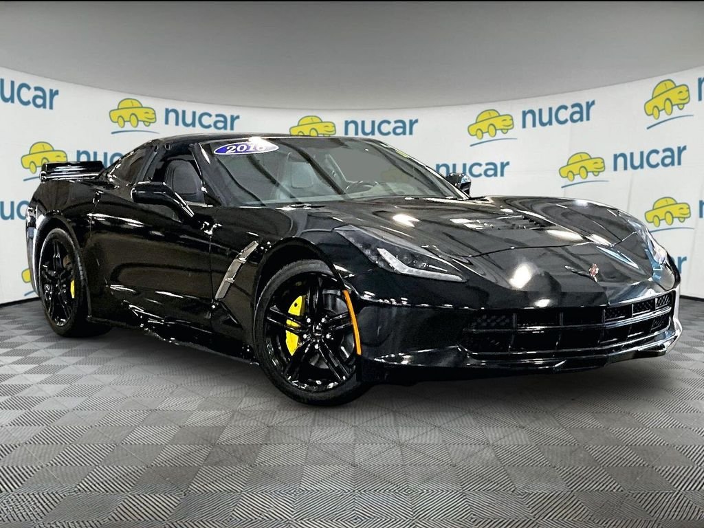 Used 2016 Black Chevrolet Stingray image 1