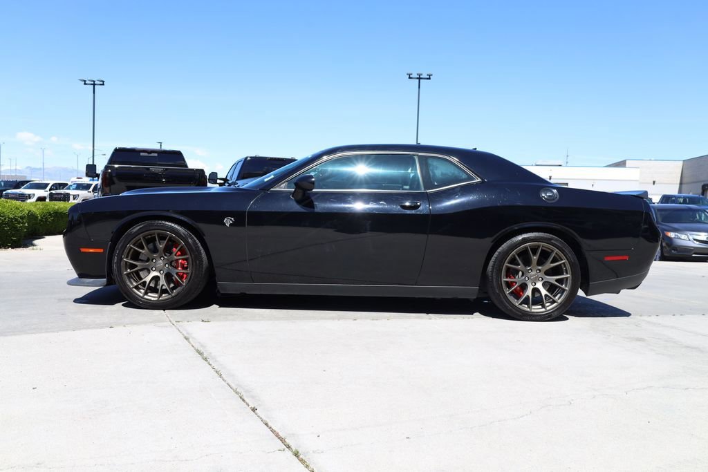 Used 2015 Pitch Black Clearcoat Dodge SRT Hellcat image 3