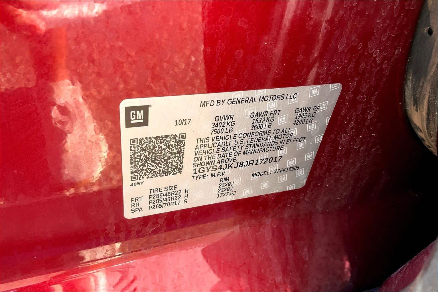 Used 2018 Red Passion Tintcoat Cadillac Premium Luxury image 35