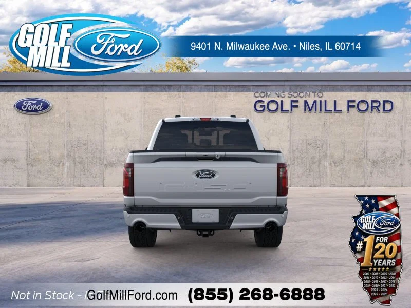 New 2026 Iconic Silver Metallic Ford XLT image 4