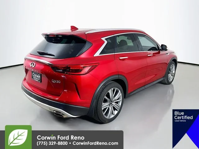 Certified Used 2021 Dynamic Sunstone Red INFINITI Sensory image 10