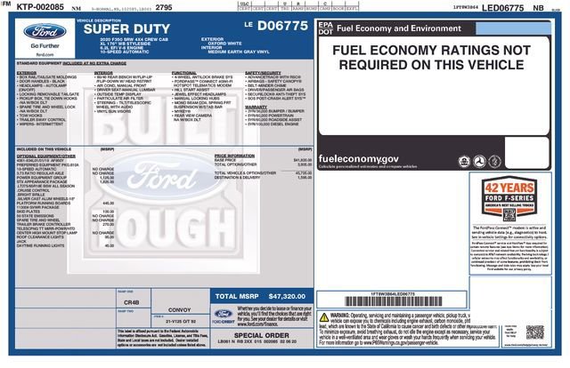 2020 Ford F-350 XL 4x4 Crew Cab 6-1/2' Box SRW's photo