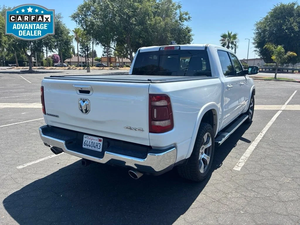 Used 2021 Ivory White Tri-c Ram Laramie image 3