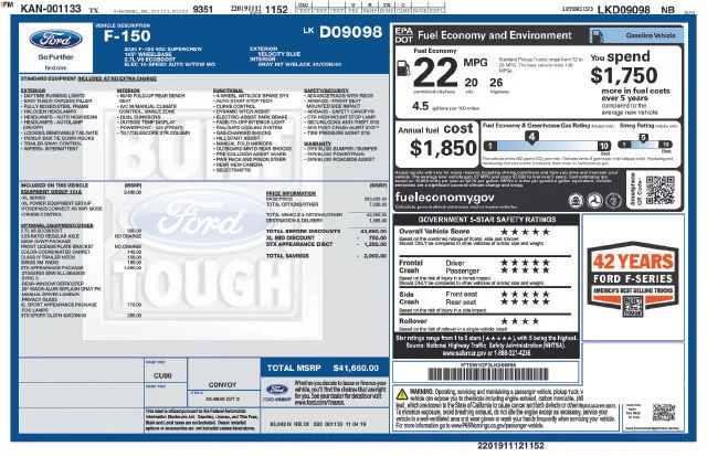 Used 2020 Blue Ford XL image 16