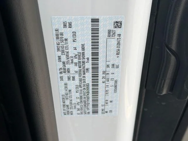 New 2026 Oxford White Ford Cargo Van image 38