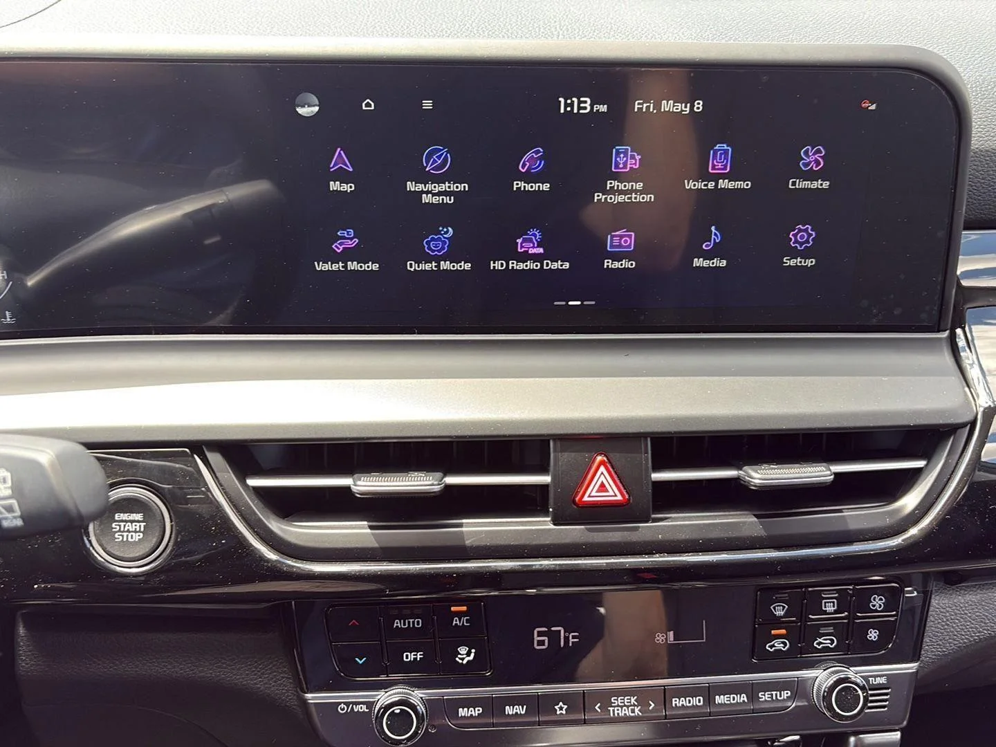 Used 2026 Pluton Blue/Fusion Black Roof Kia S image 11