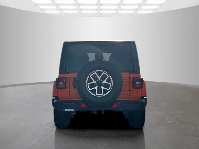 Certified Used 2025 Orange Jeep Rubicon image 6