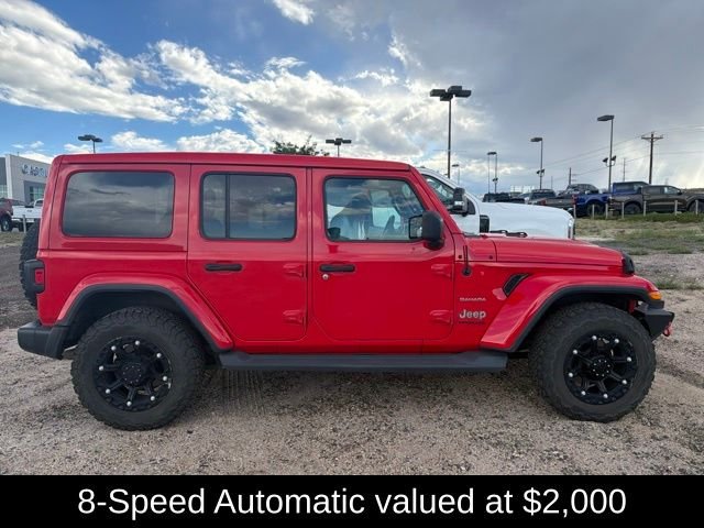 Used 2018 Firecracker Red Clearcoat Jeep Unlimited Sahara image 4