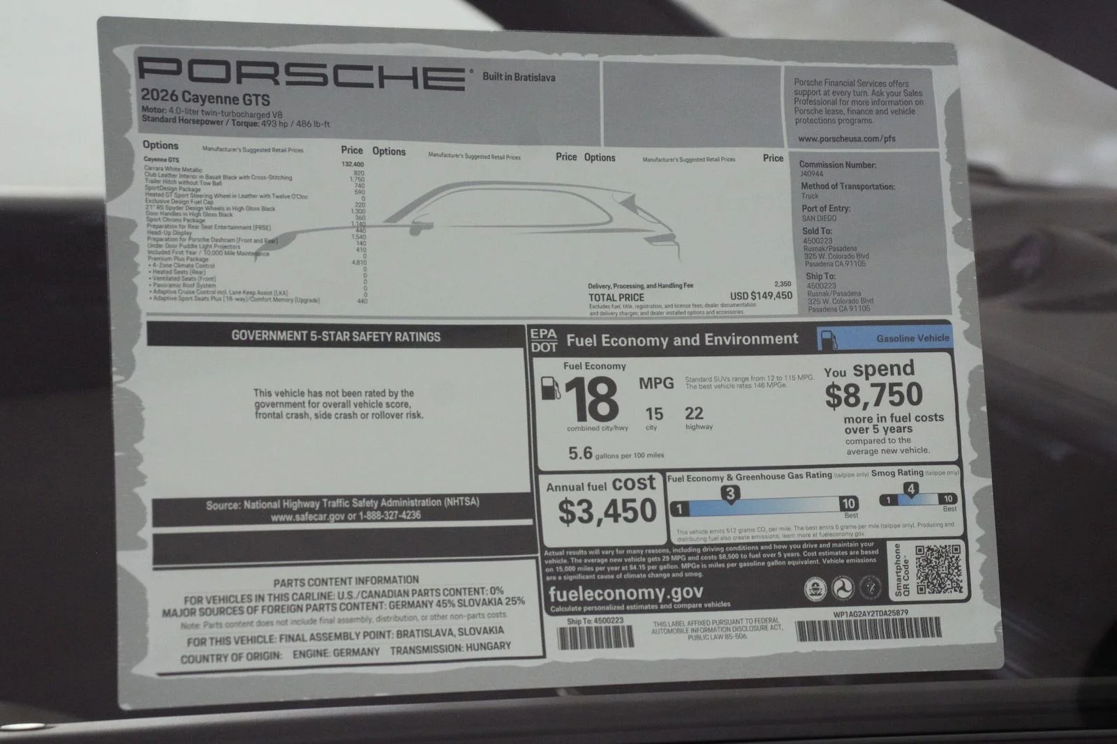 New 2026 Carrara White Metallic Porsche GTS image 25