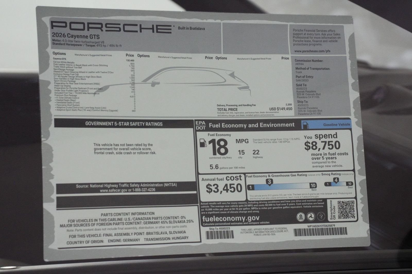 New 2026 Carrara White Metallic Porsche GTS image 25