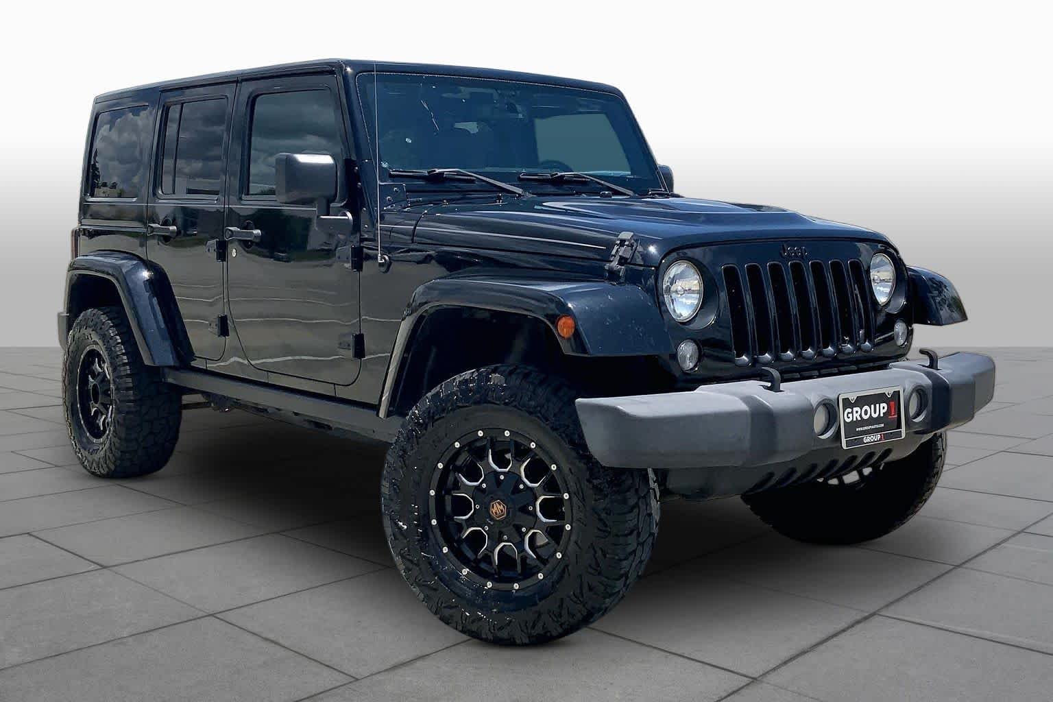 Used 2015 Black Clearcoat Jeep Wrangler X image 3