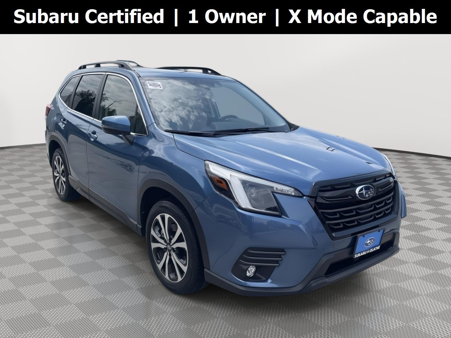 Certified Used 2024 Horizon Blue Pearl Subaru Limited image 1