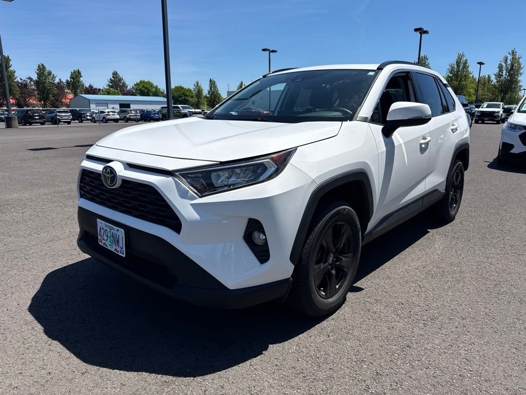 Used 2021 Super White Toyota XLE image 2