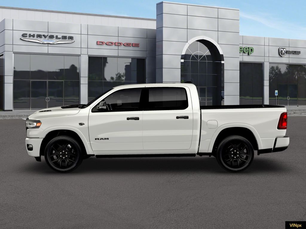 New 2026 Bright White Clear-Coat Exterior Paint RAM Laramie image 2