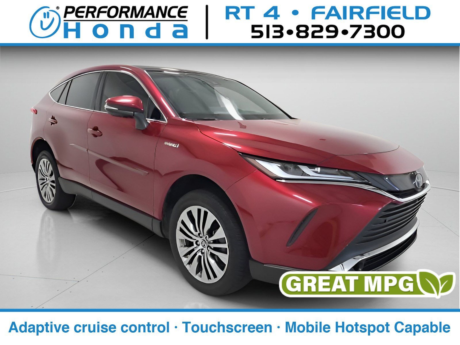 Used 2021 Ruby Flare Pearl Toyota Limited image 1
