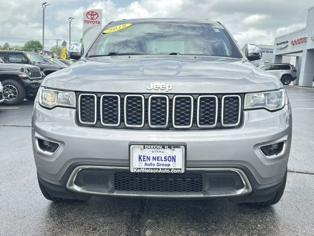 Used 2018 Billet Silver Metallic Jeep Limited image 2