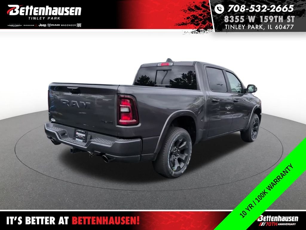 New 2026 Granite Crystal Metallic Clear-Coat Exterior Paint RAM Big Horn image 5