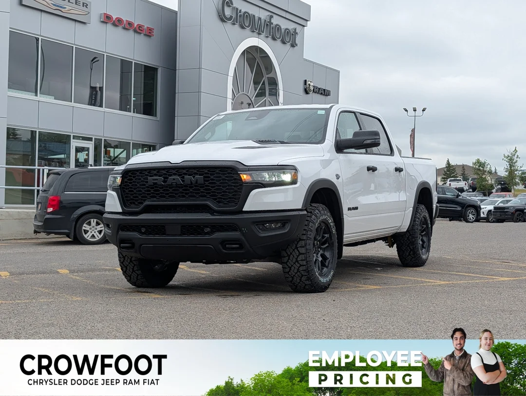 New 2026 White RAM Rebel - - 4x4 - 5.7L HEMI V8 - Rebel Level 1 Equip Grp & More! image 1