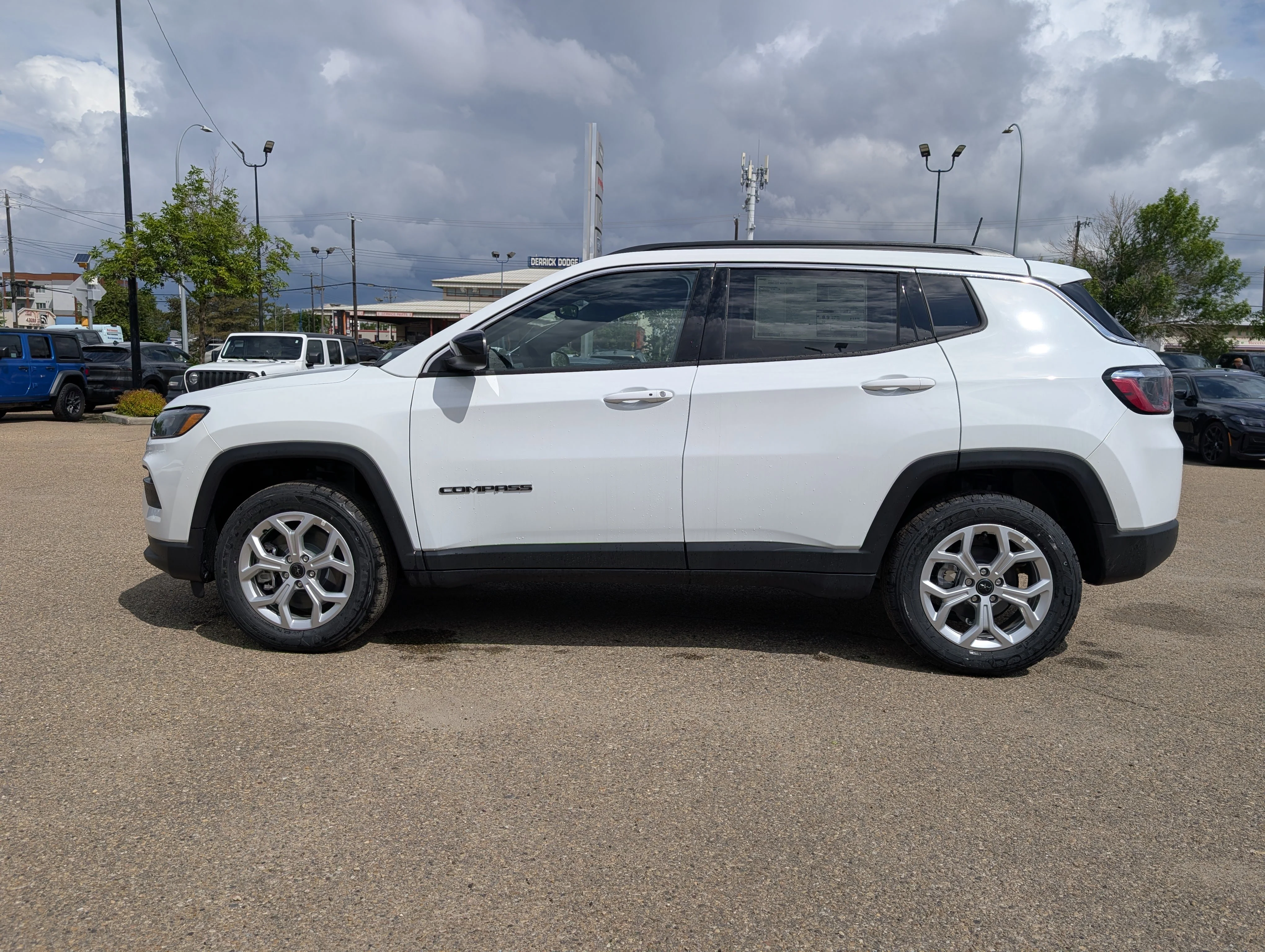 New 2026 Bright White Jeep North image 3
