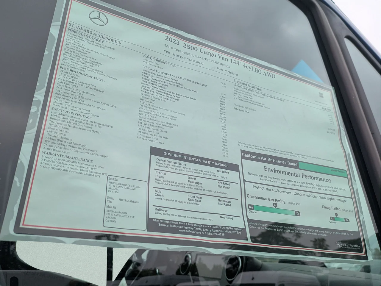 2025 Mercedes-Benz Sprinter Cargo Van Base - Photo 13
