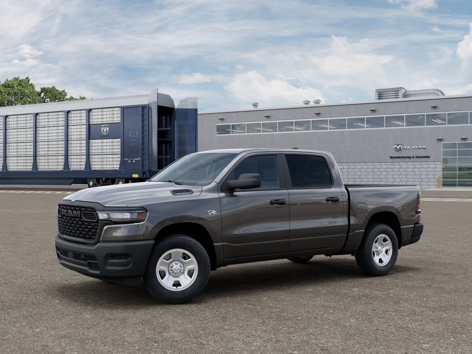 New 2026 Granite Crystal Metallic Clear-Coat Exterior Paint RAM TRADESMAN image 1