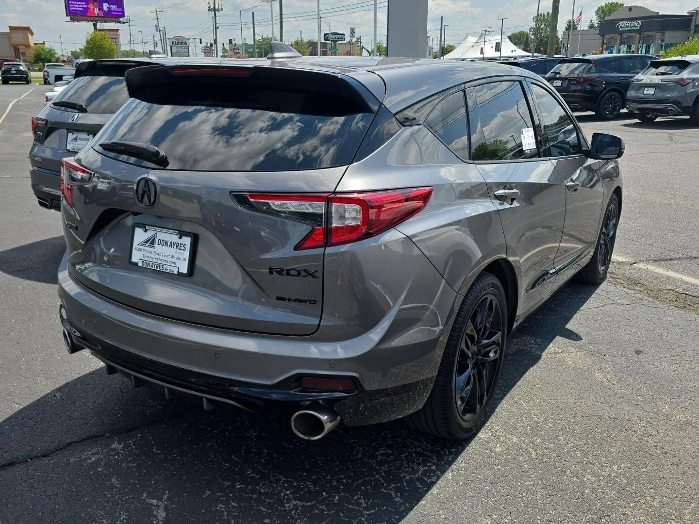 Certified Used 2023 Liquid Carbon Metallic Acura SH-AWD A-SPEC image 9