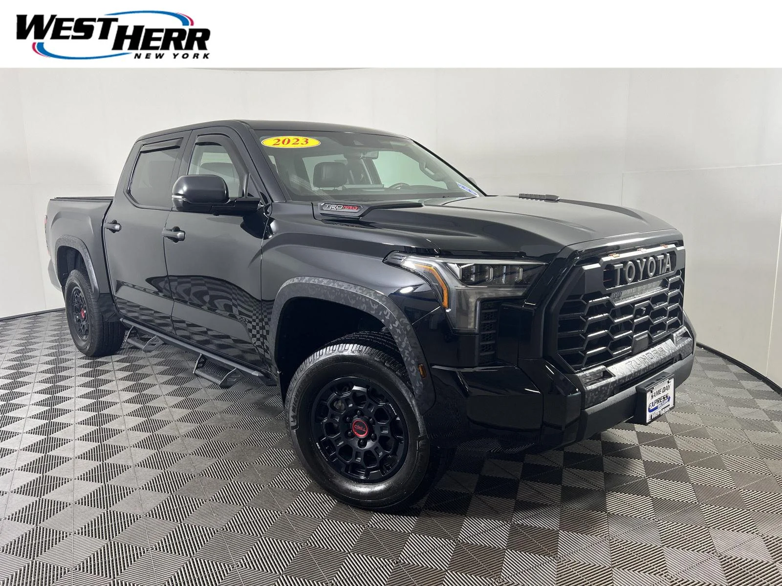 Used 2023 Midnight Black Metallic Toyota TRD Pro HV image 1