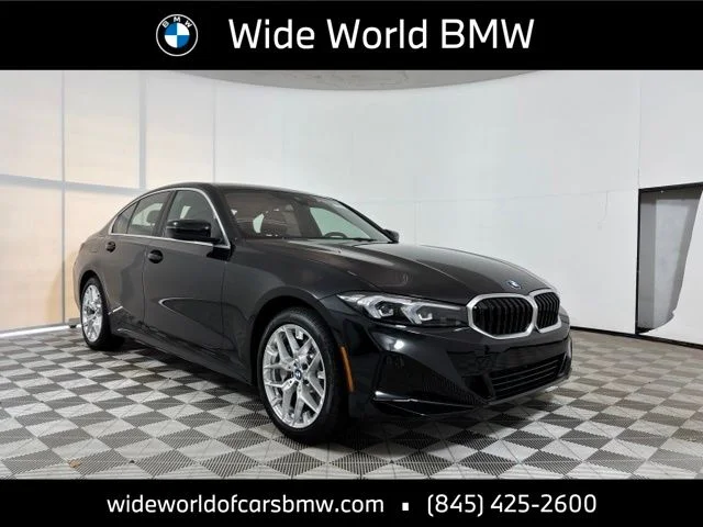 New 2026 Black BMW 330i xDrive image 1