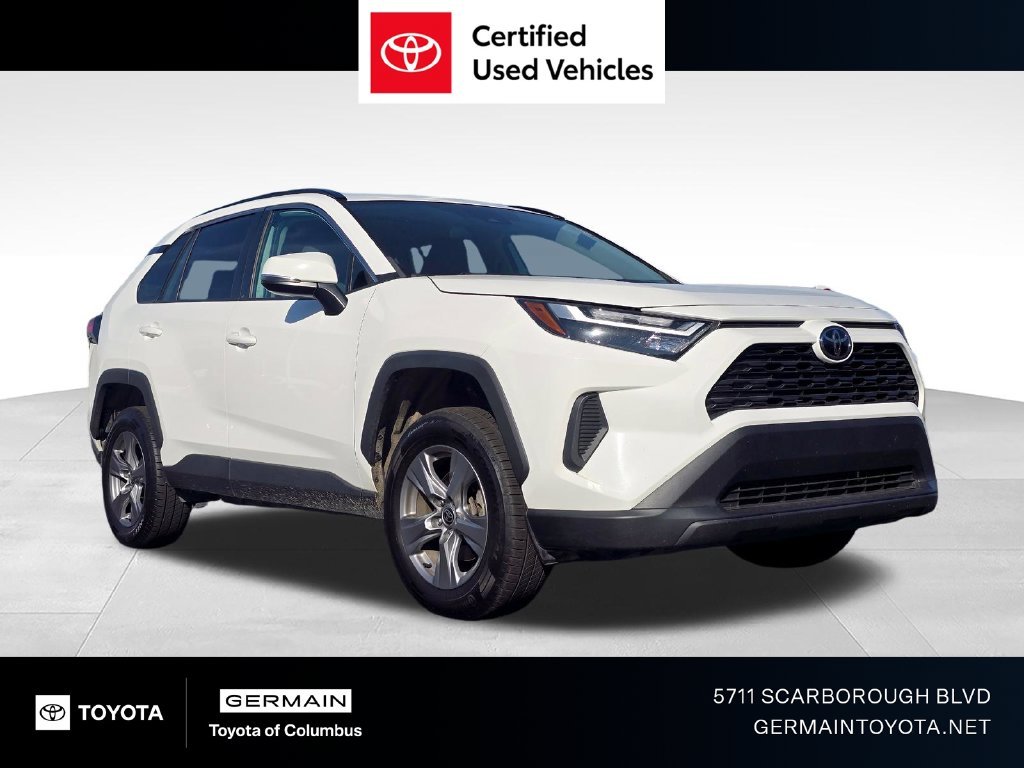 Certified Used 2022 White Toyota XLE image 1