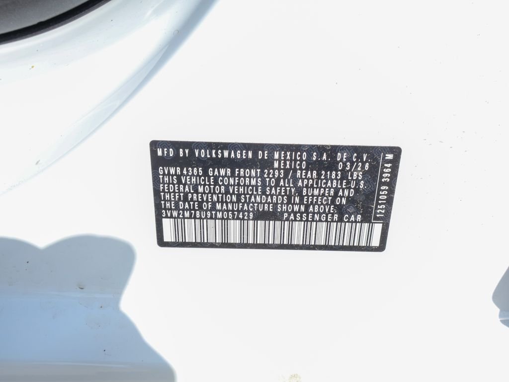 New 2026 White Volkswagen 2.0T Autobahn image 29
