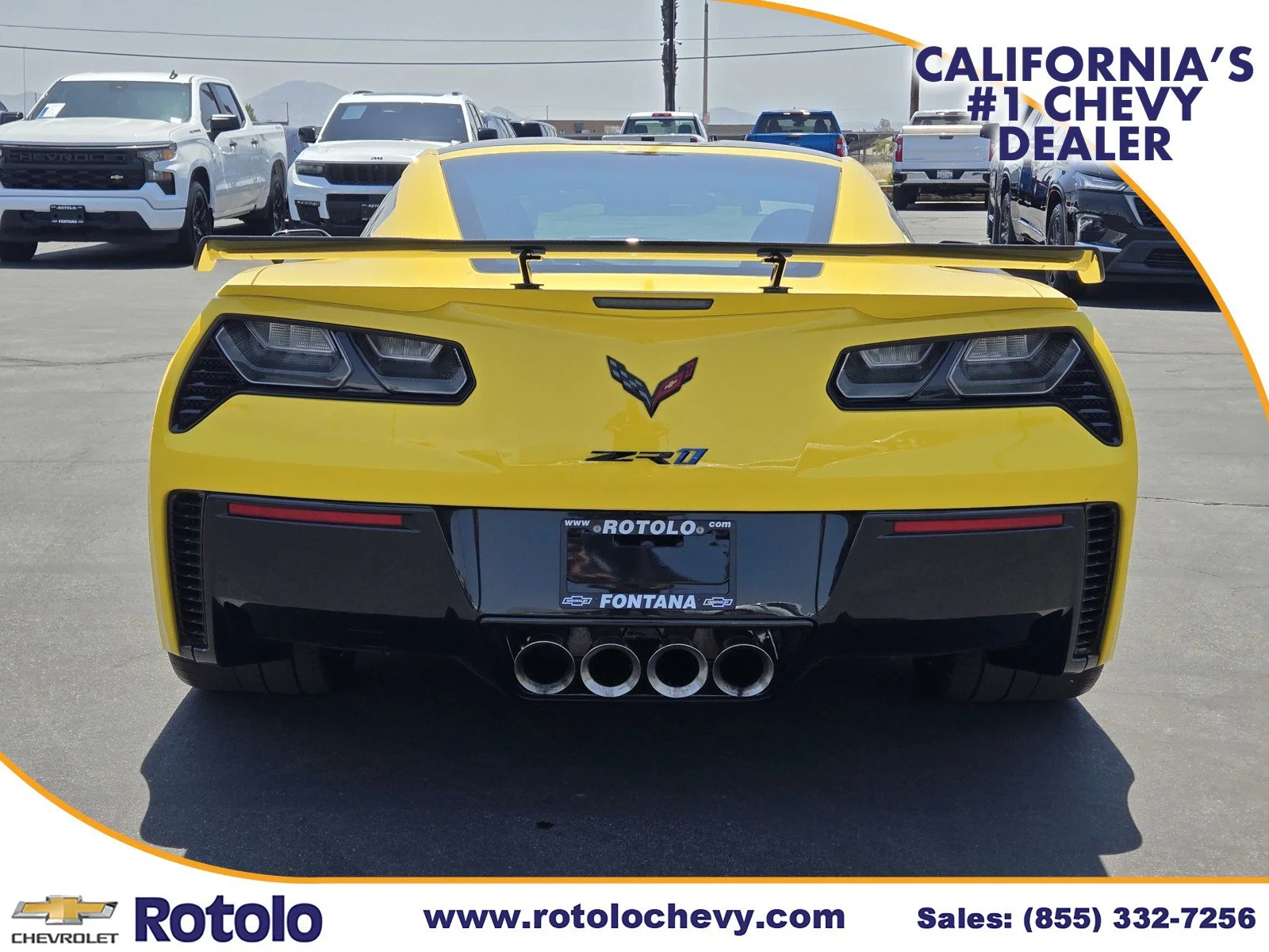 Used 2019 Corvette Racing Yellow Tintcoat Chevrolet ZR1 3ZR image 6