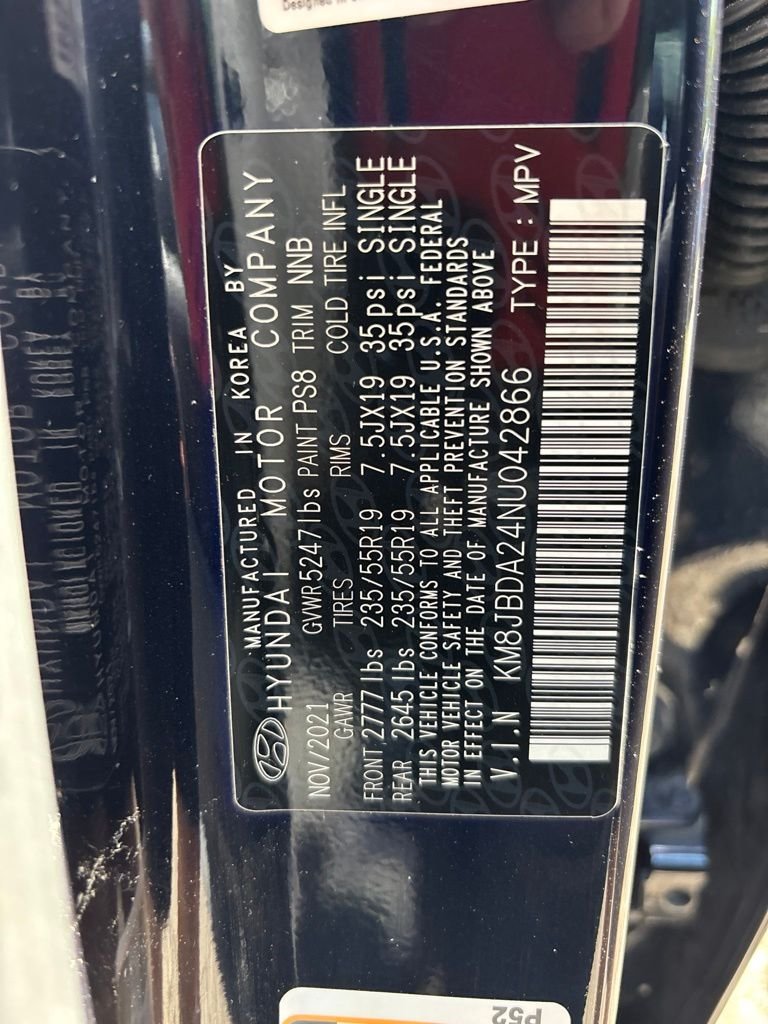 Used 2022 Blue Hyundai SEL image 10