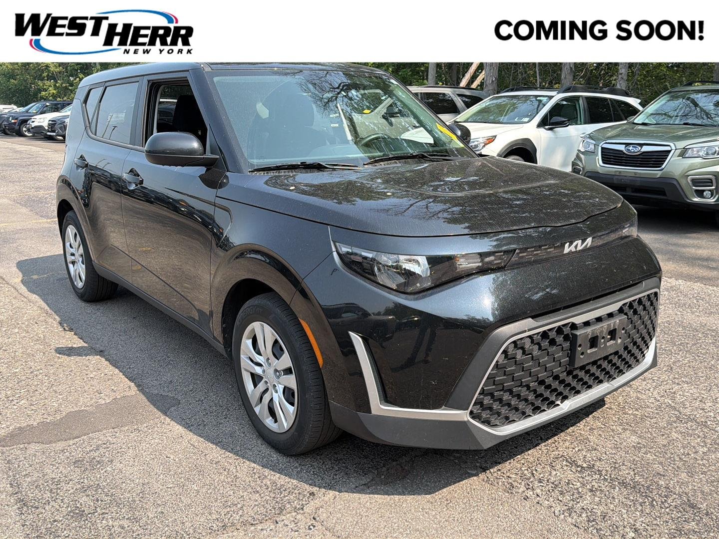 Used 2023 Fusion Black Kia LX image 1