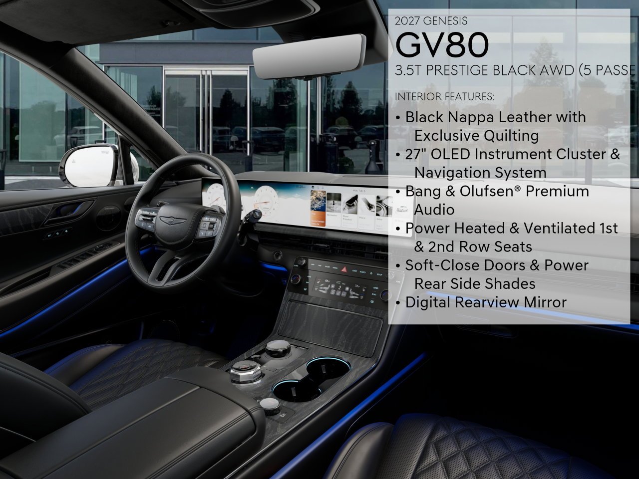 New 2027  Genesis 3.5T PRESTIGE BLACK image 17