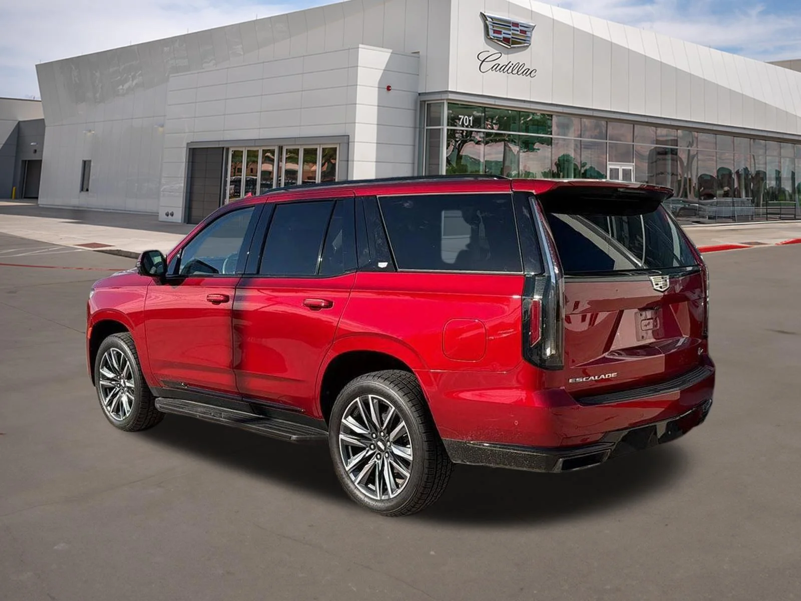 Used 2023 Radiant Red Tintcoat Cadillac RWD Sport Platinum image 3