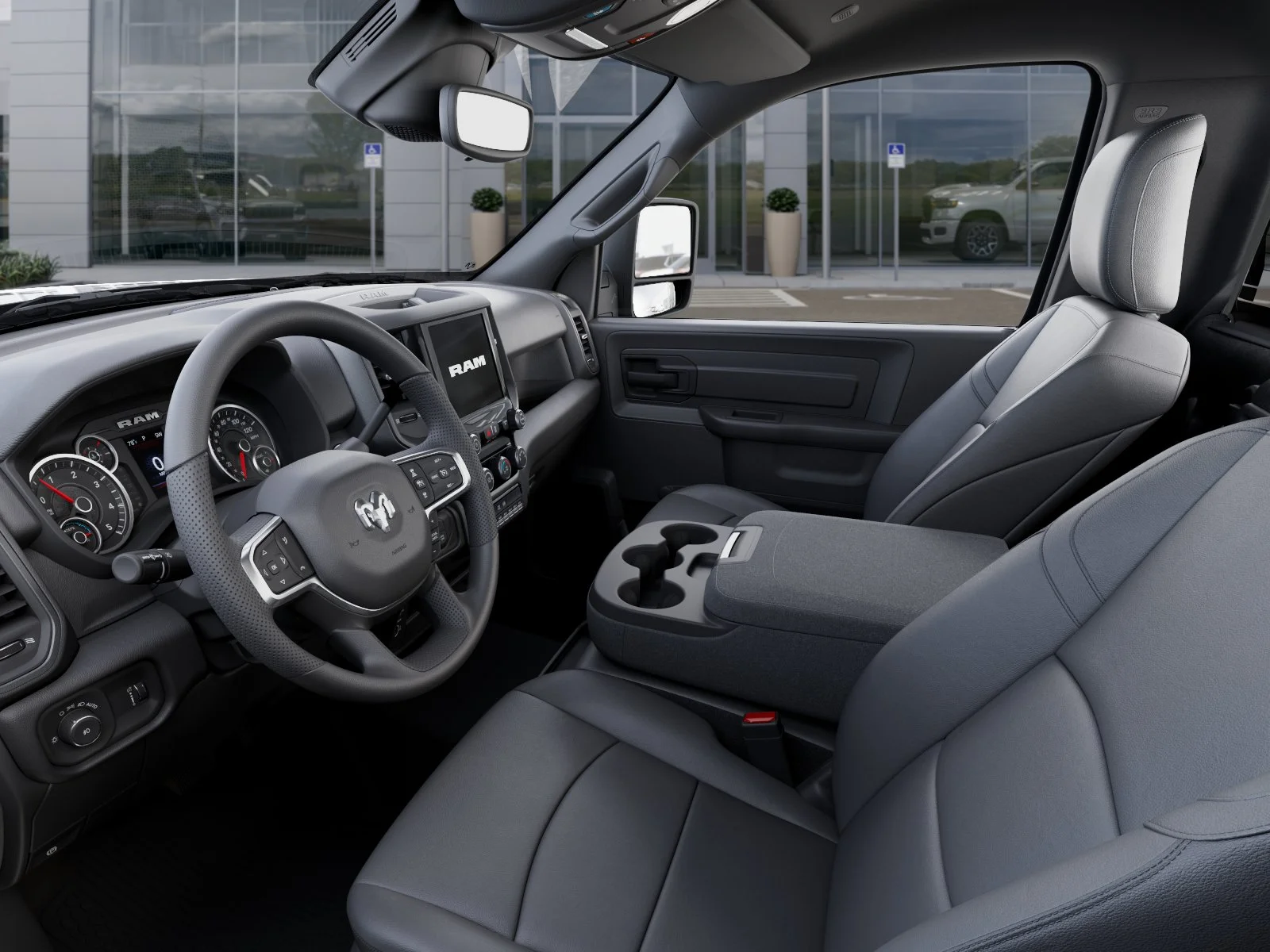 New 2026 Diamond Black Crystal Pearlcoat RAM Tradesman image 48