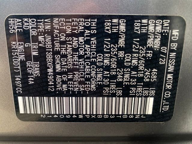 Used 2023 Gray Nissan SV image 51
