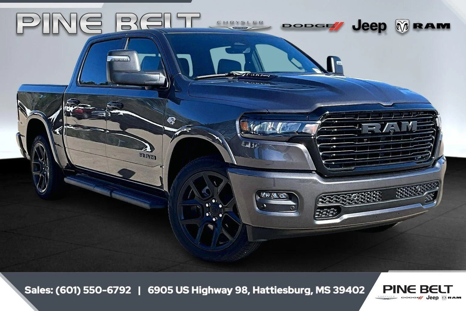 New 2026 Granite Crystal Metallic Clear-Coat Exterior Paint RAM Laramie image 2