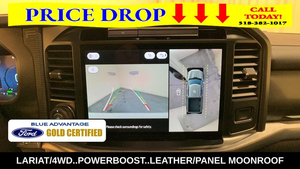 Certified Used 2025 White Metallic Ford Lariat image 44