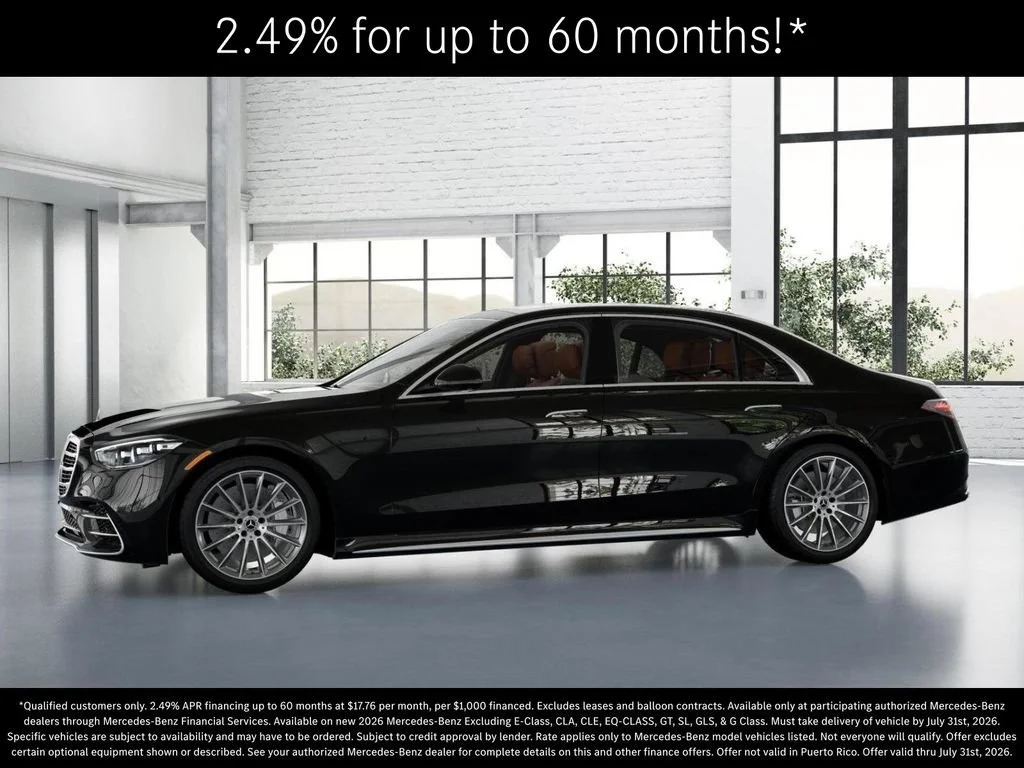 New 2026 Obsidian Black Metallic Mercedes-Benz S 580 image 78