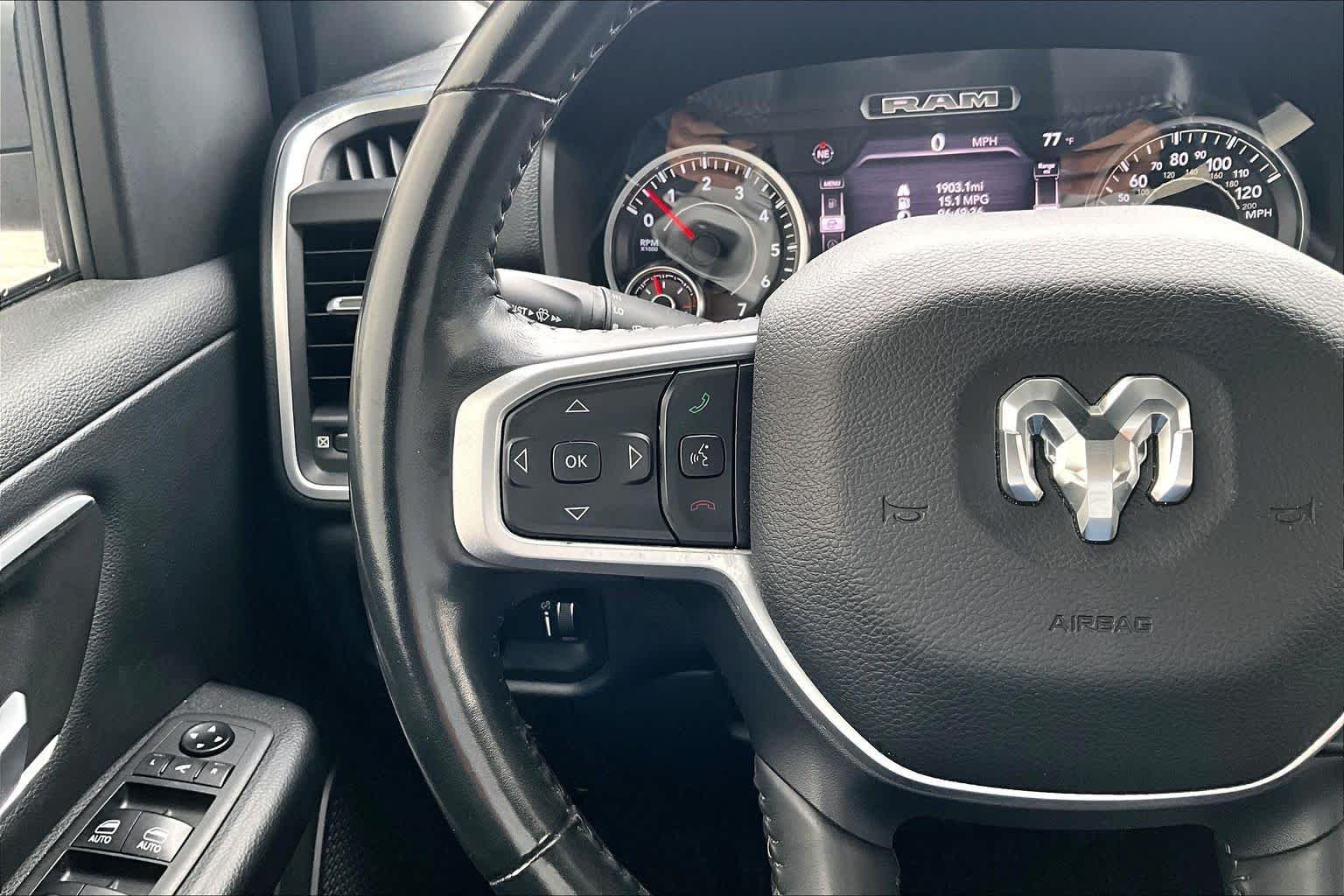 Used 2021 Hydro Blue Pearlcoat Ram Big Horn image 23