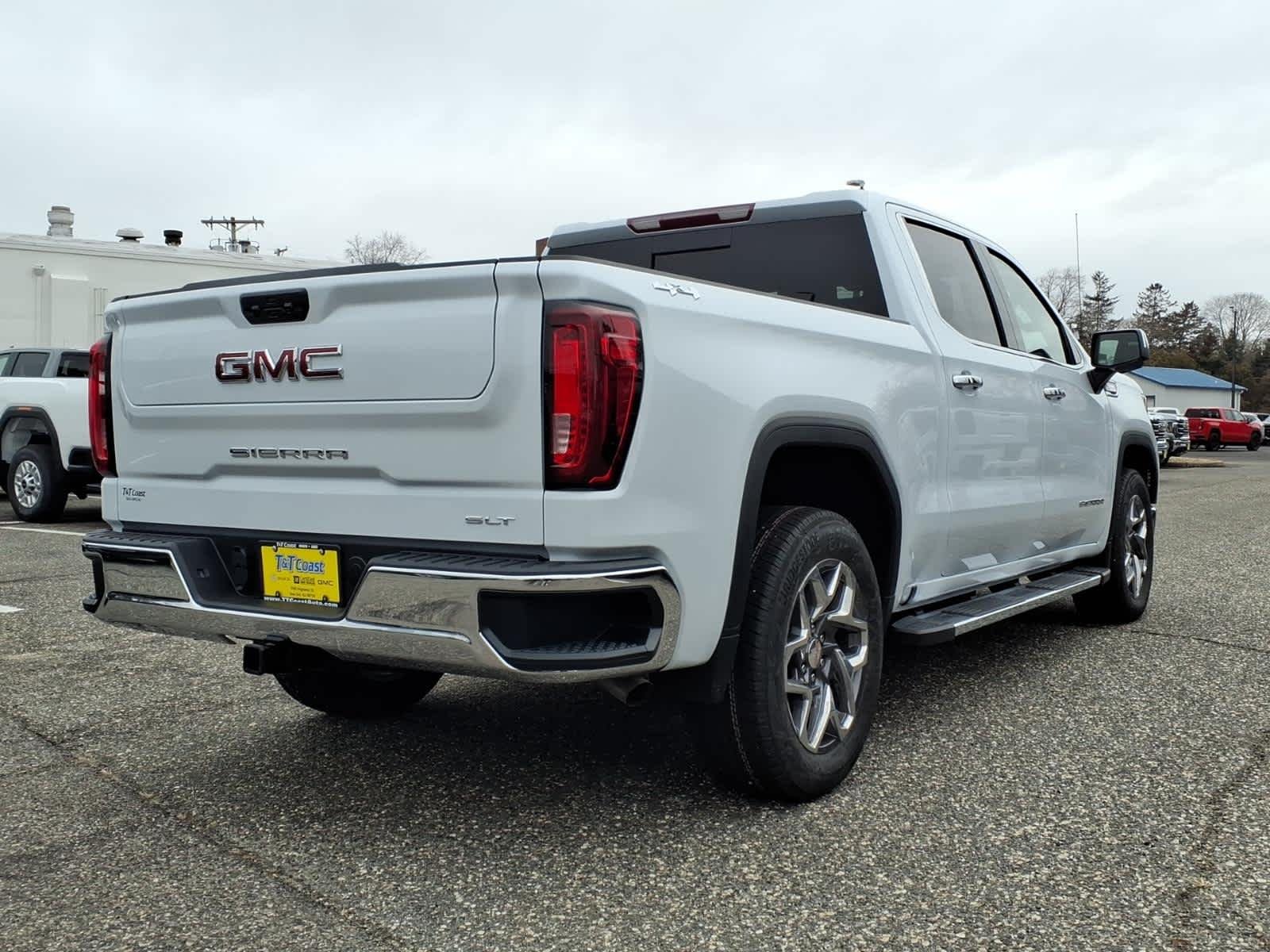 New 2026 Glacier White Tricoat GMC SLT image 8