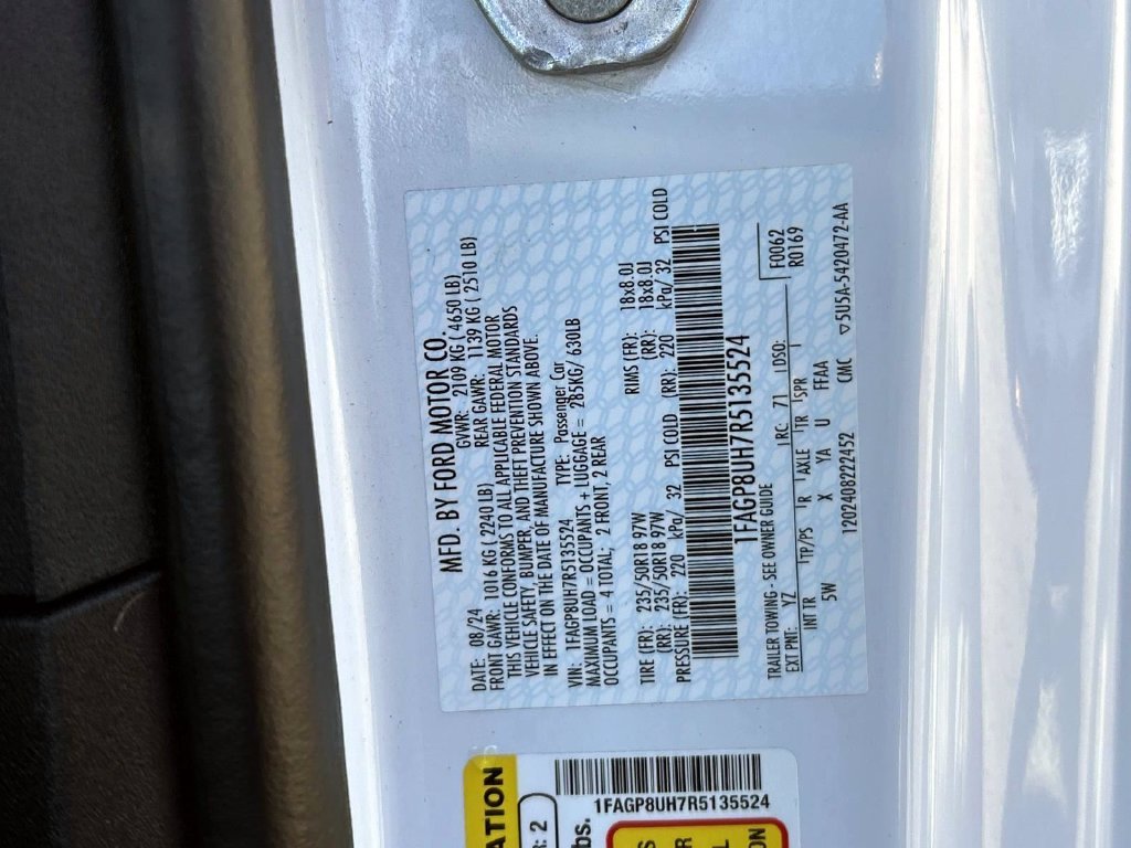 Used 2024 White Ford EcoBoost Premium image 10