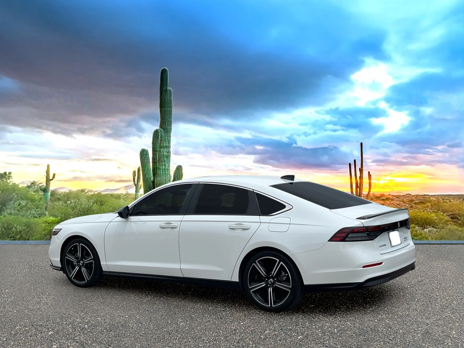 Used 2023 Platinum White Pearl Honda Sport image 3