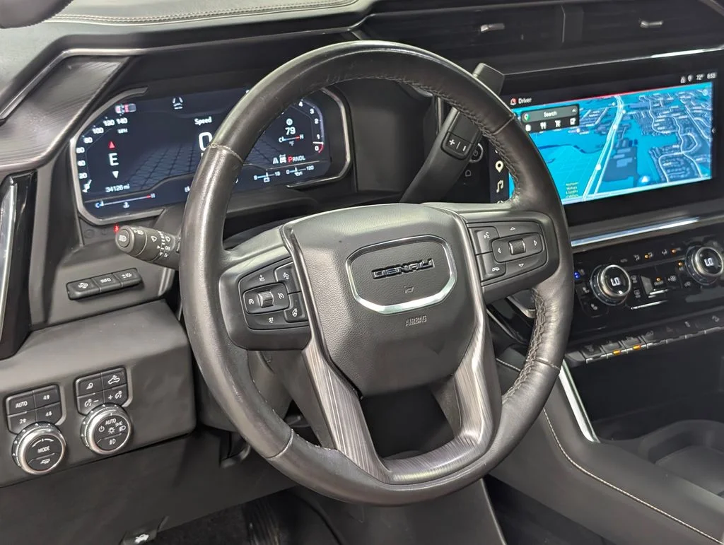 Used 2024 White Frost Tri-Coat GMC Denali Ultimate image 9