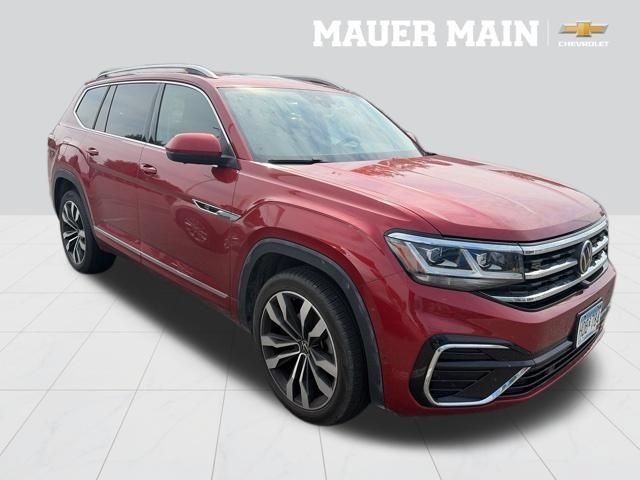 Used 2022 Red Volkswagen 3.6L V6 SEL Premium R-Line image 30