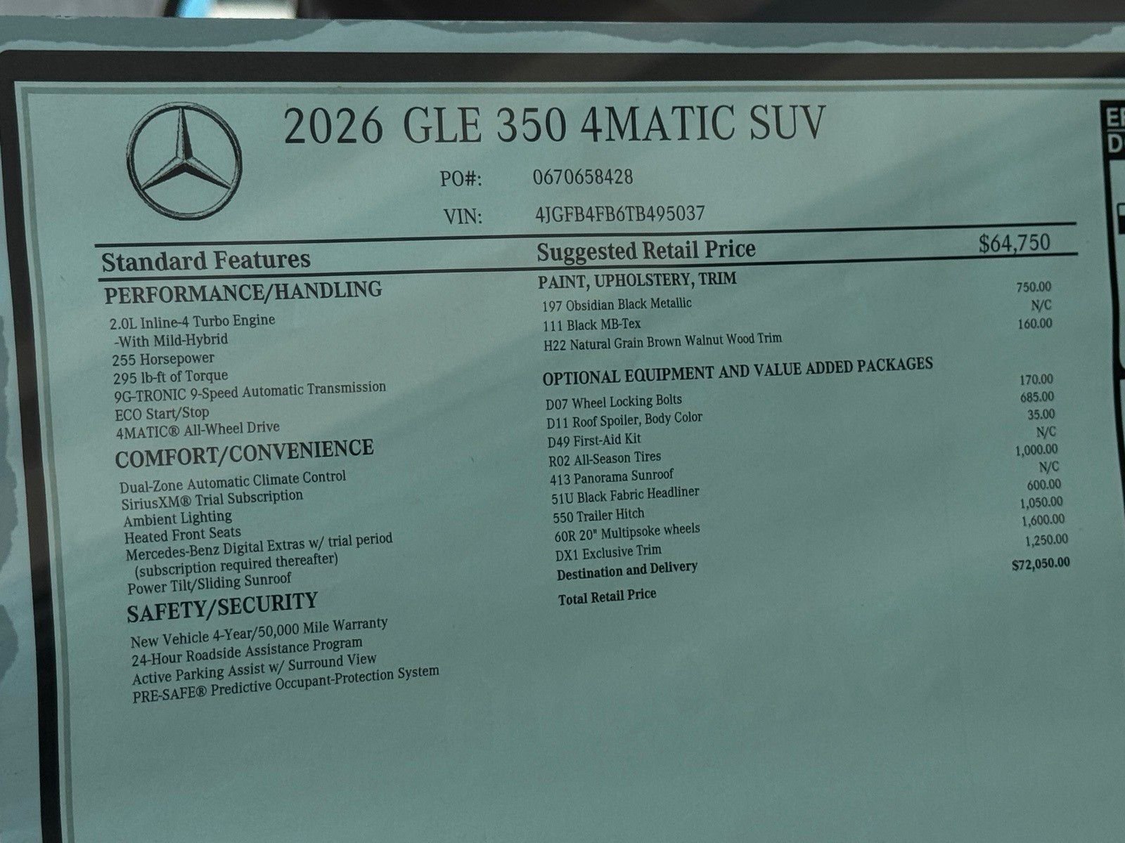 2026 Mercedes-Benz GLE GLE350 - Photo 21