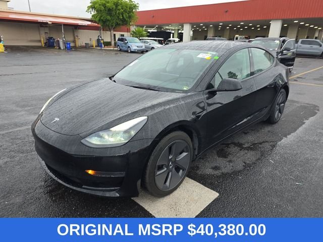 Used 2023 Tesla Model 3 Base with VIN 5YJ3E1EA5PF502441 for sale in Delray Beach, FL