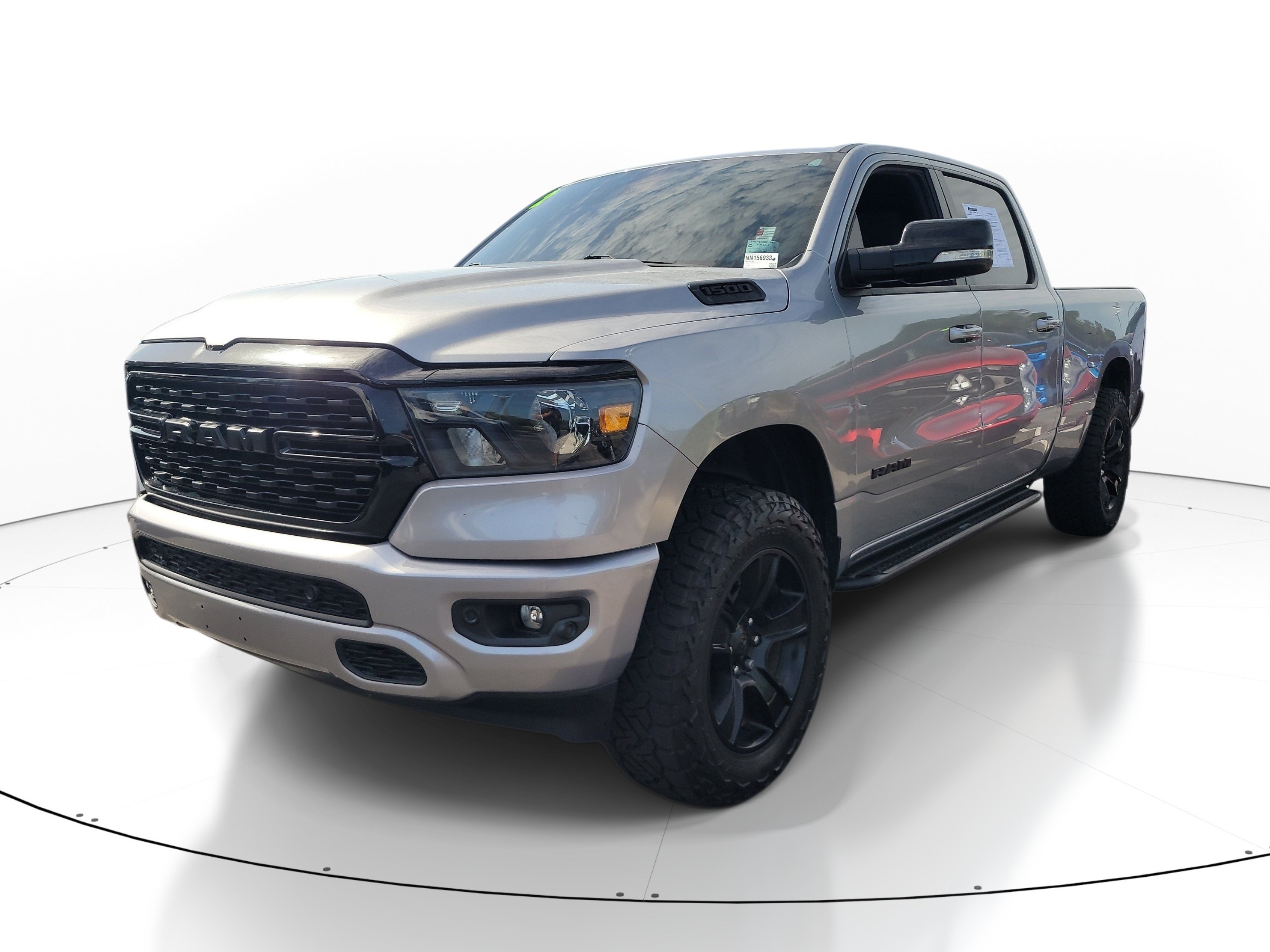 Used 2022 Billet Silver Metallic Clearcoat Ram Big Horn image 3