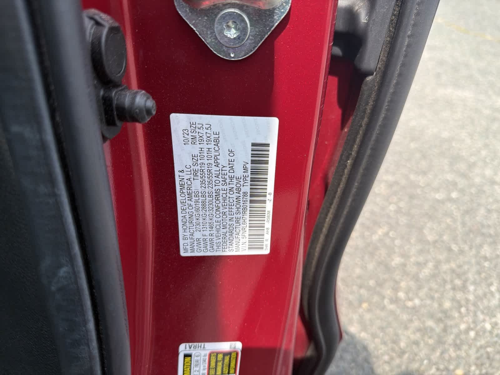 Used 2024 Radiant Red Metallic II Honda Sport image 21